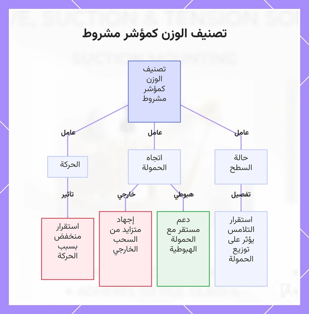 تصنيف الوزن كمؤشر مشروط