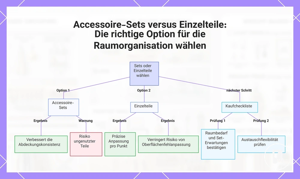 Accessoire-Sets versus Einzelteile: Die richtige Option für die Raumorganisation wählen