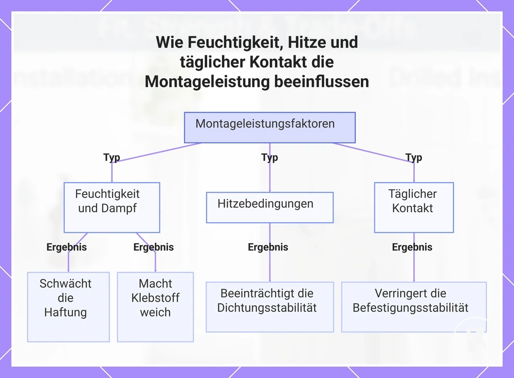 Wie Feuchtigkeit, Hitze und täglicher Kontakt die Montageleistung beeinflussen