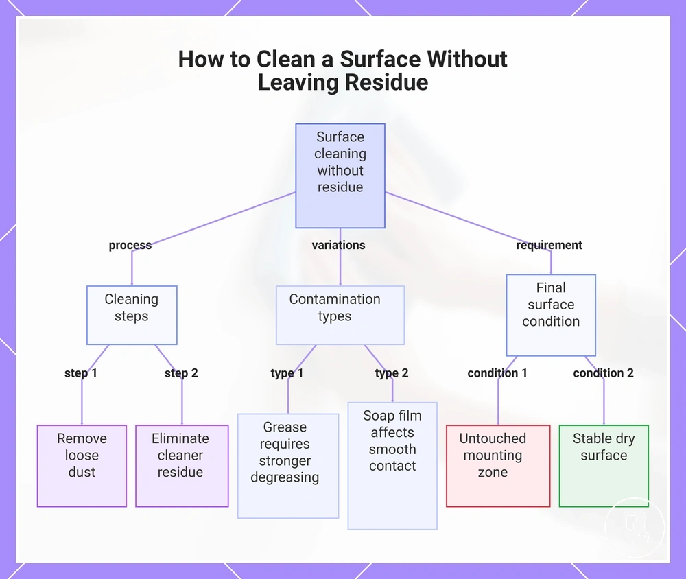 How to Clean a Surface Without Leaving Residue