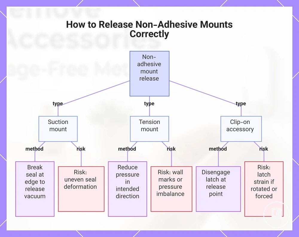 How to Release Non-Adhesive Mounts Correctly