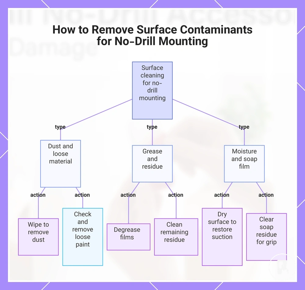How to Remove Surface Contaminants for No-Drill Mounting