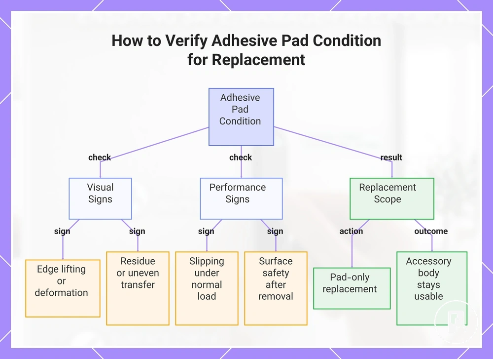 How to Verify Adhesive Pad Condition for Replacement