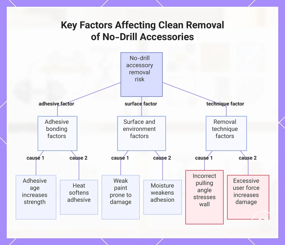 Key Factors Affecting Clean Removal of No-Drill Accessories