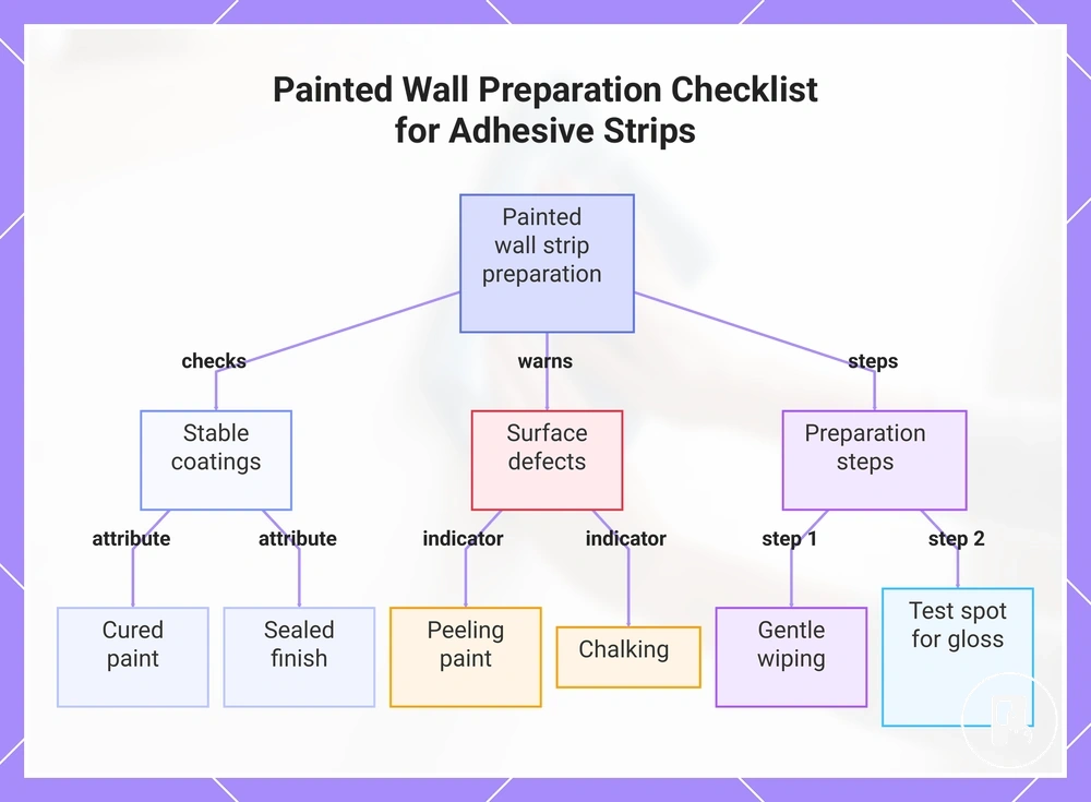 Painted Wall Preparation Checklist for Adhesive Strips