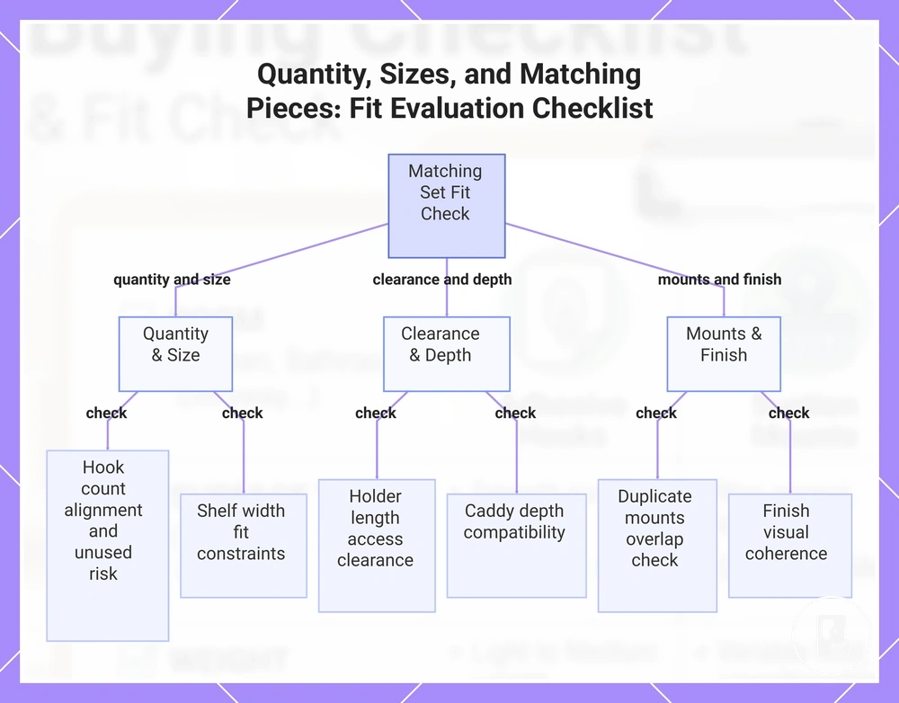 Quantity, Sizes, and Matching Pieces: Fit Evaluation Checklist