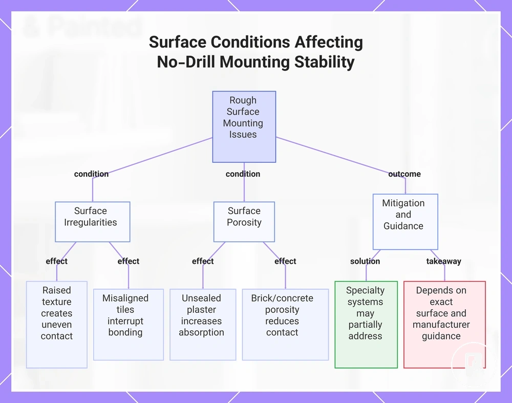 Surface Conditions Affecting No-Drill Mounting Stability