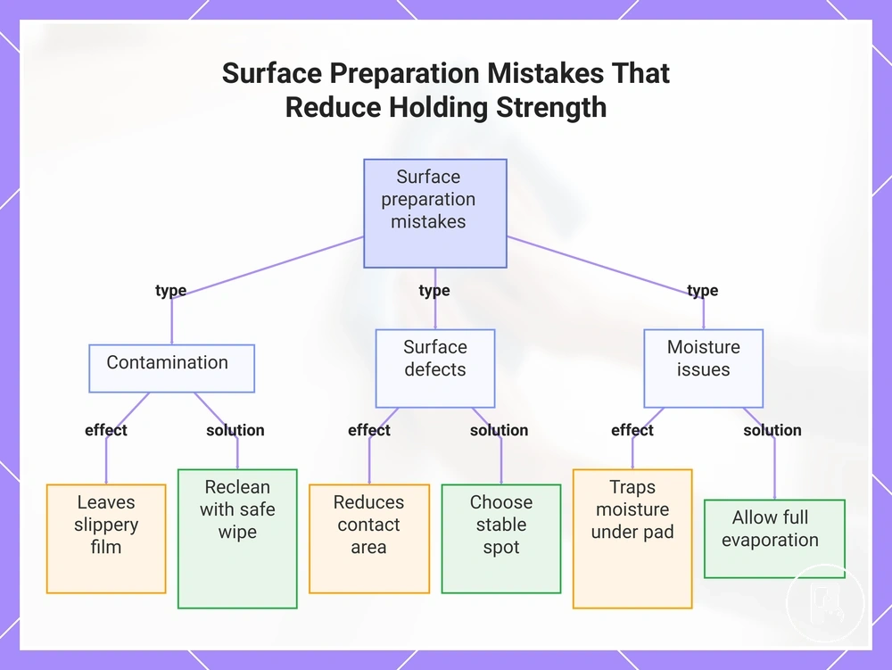 Surface Preparation Mistakes That Reduce Holding Strength