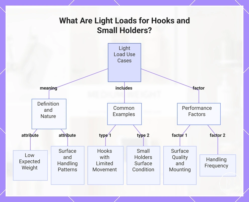 What Are Light Loads for Hooks and Small Holders?