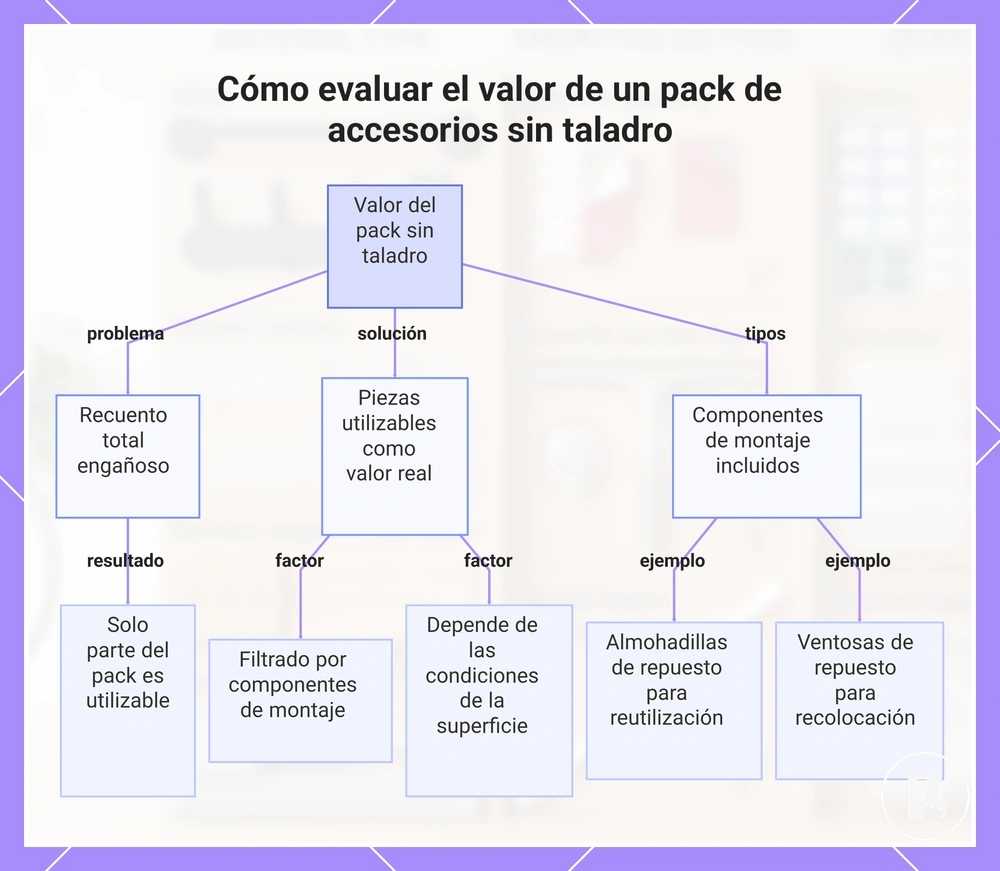 Cómo evaluar el valor de un pack de accesorios sin taladro