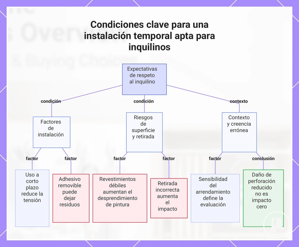 Condiciones clave para una instalación temporal apta para inquilinos