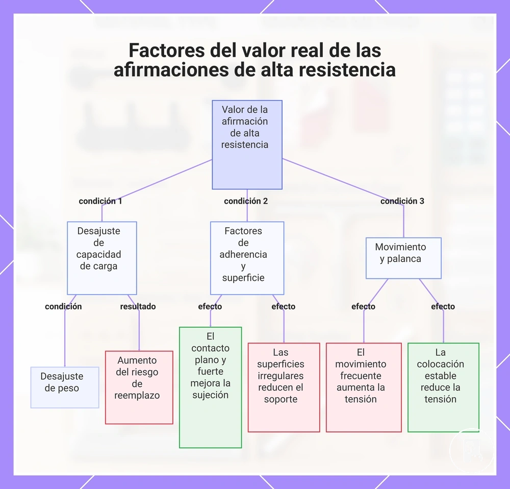 Factores del valor real de las afirmaciones de alta resistencia