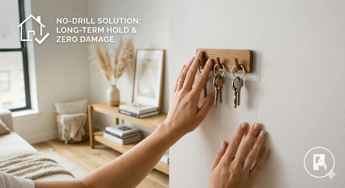 Accessoires de maison sans perçage vérifiés pour la tenue à long terme et l’état de la surface