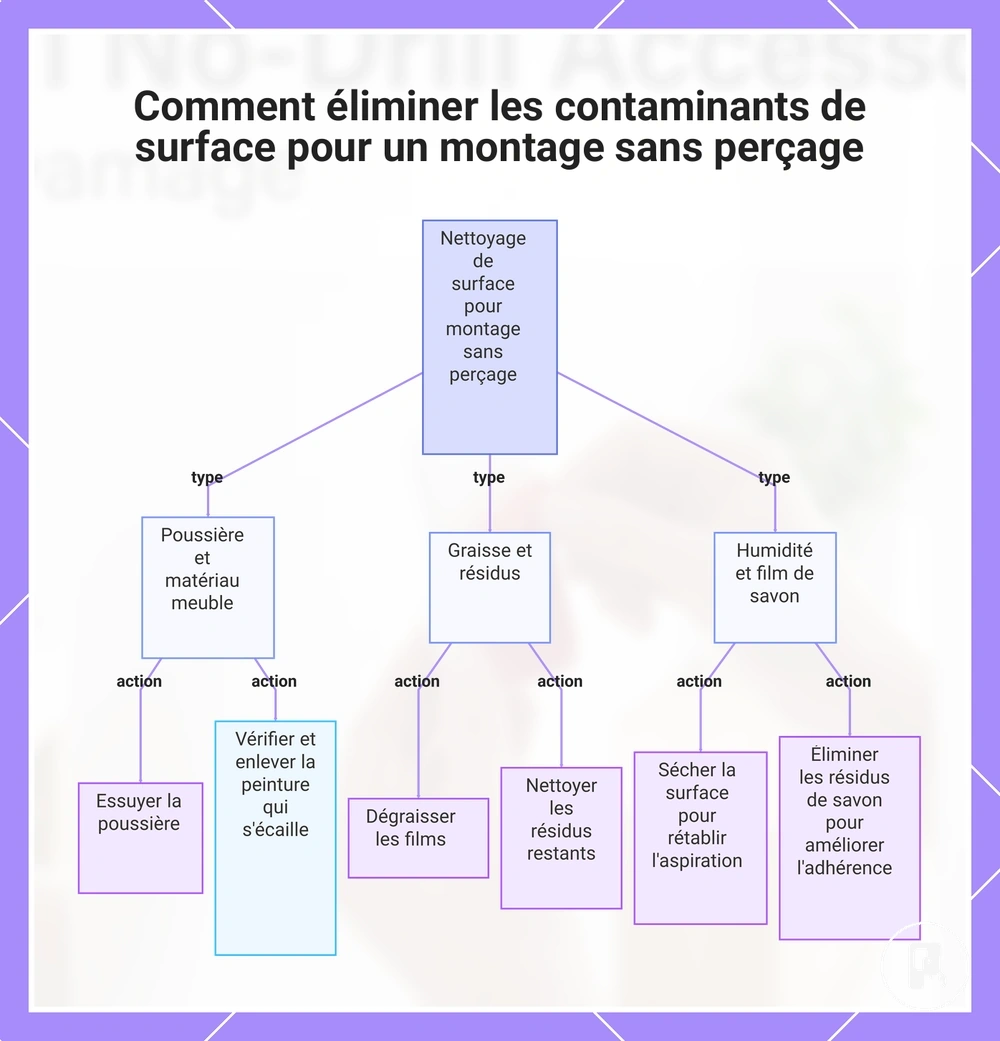 Comment éliminer les contaminants de surface pour un montage sans perçage