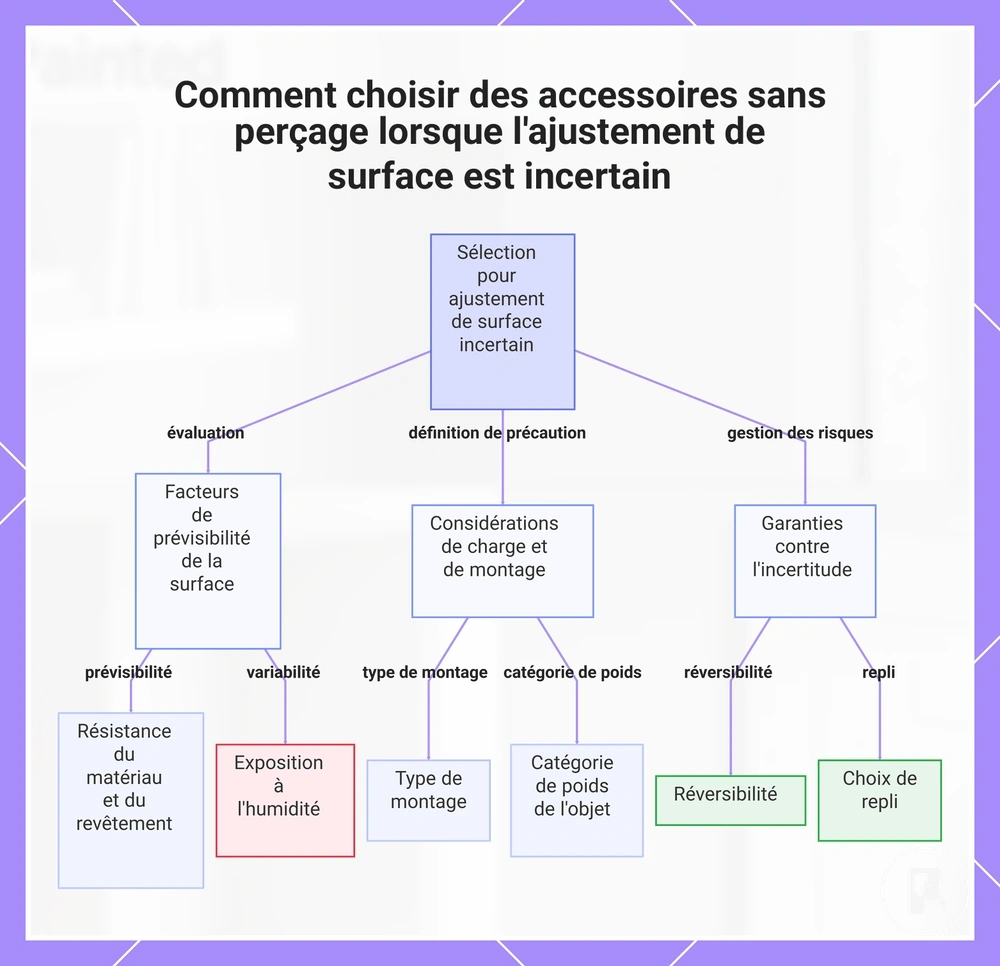 Comment choisir des accessoires sans perçage lorsque l'ajustement de surface est incertain