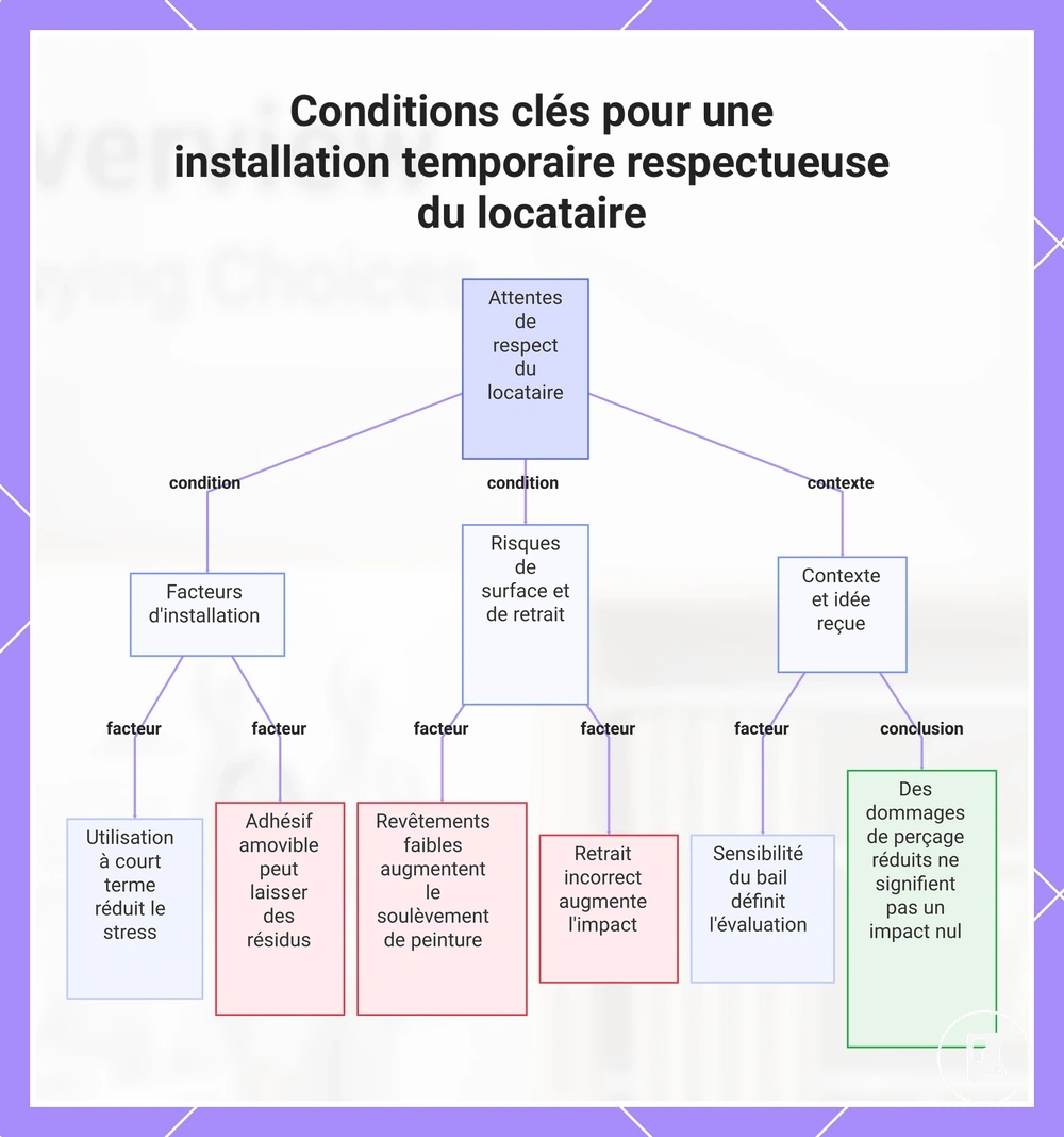Conditions clés pour une installation temporaire respectueuse du locataire