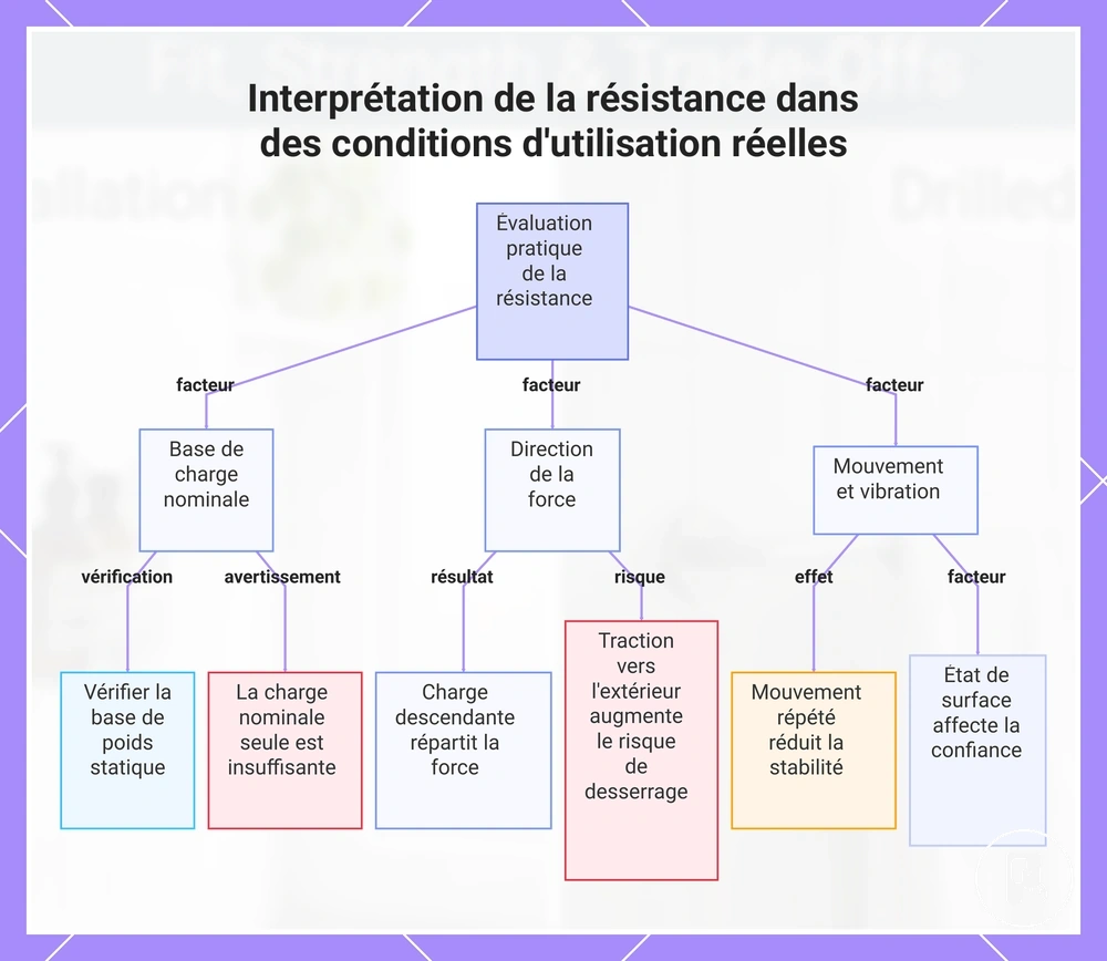 Interprétation de la résistance dans des conditions d'utilisation réelles