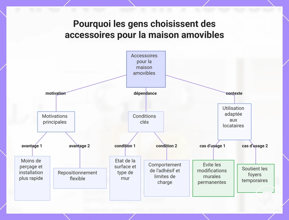 Pourquoi les gens choisissent des accessoires pour la maison amovibles