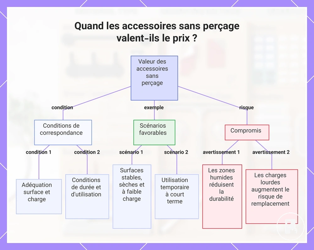 Quand les accessoires sans perçage valent-ils le prix ?