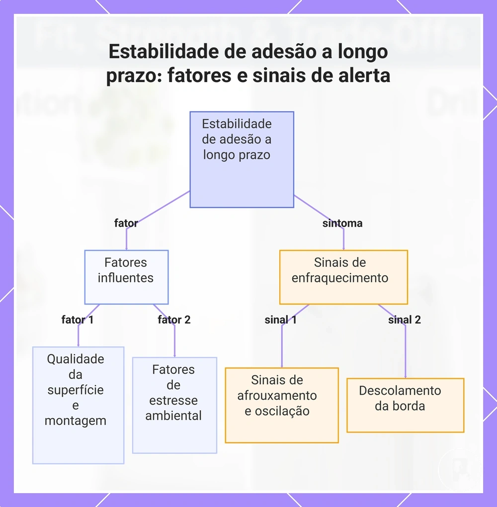 Estabilidade de adesão a longo prazo: fatores e sinais de alerta