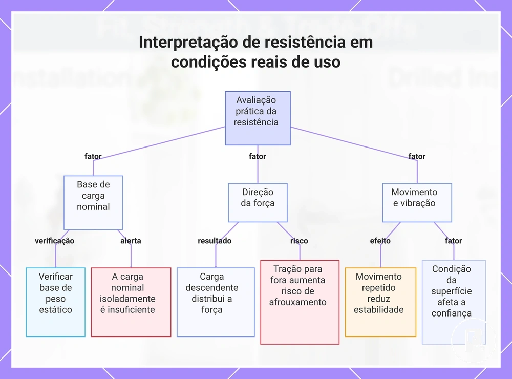 Interpretação de resistência em condições reais de uso