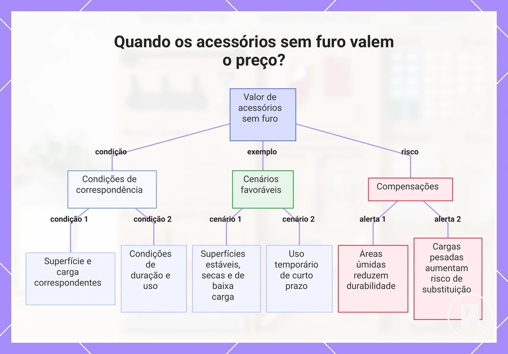 Quando os acessórios sem furo valem o preço?