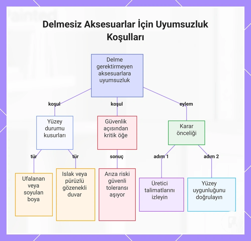 Delmesiz Aksesuarlar İçin Uyumsuzluk Koşulları