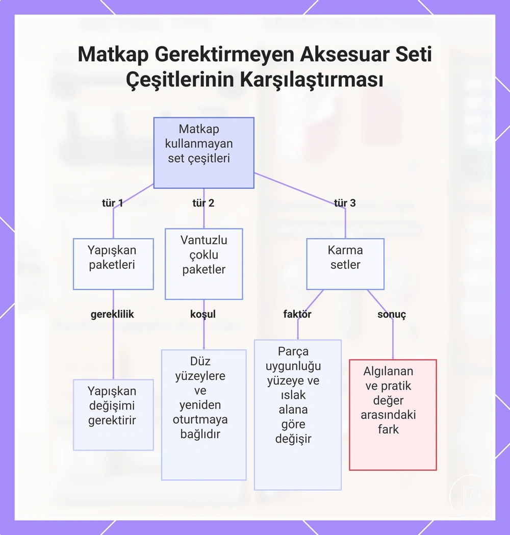 Matkap Gerektirmeyen Aksesuar Seti Çeşitlerinin Karşılaştırması