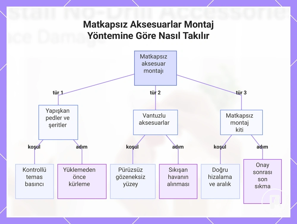 Matkapsız Aksesuarlar Montaj Yöntemine Göre Nasıl Takılır