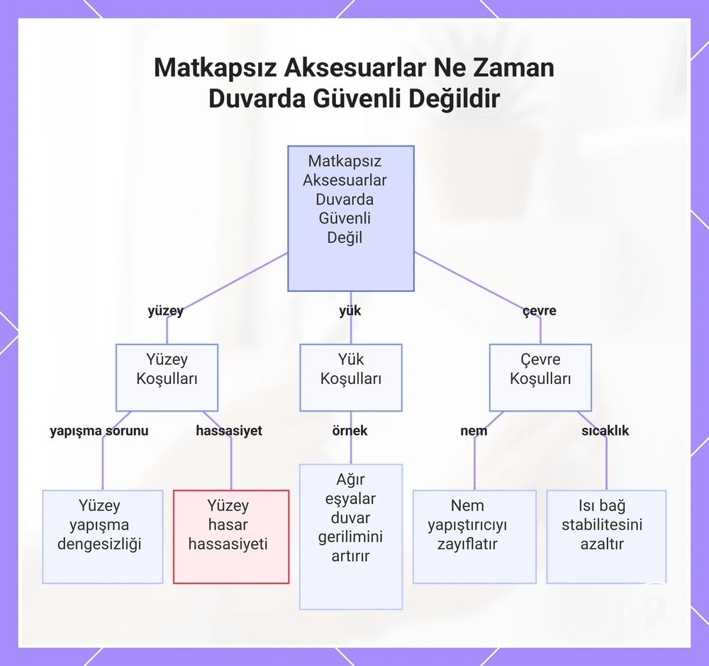 Matkapsız Aksesuarlar Ne Zaman Duvarda Güvenli Değildir