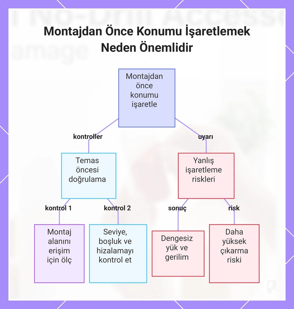 Montajdan Önce Konumu İşaretlemek Neden Önemlidir