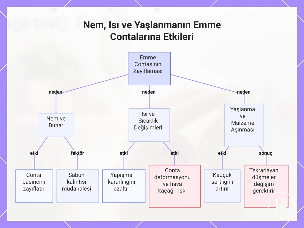 Nem, Isı ve Yaşlanmanın Emme Contalarına Etkileri
