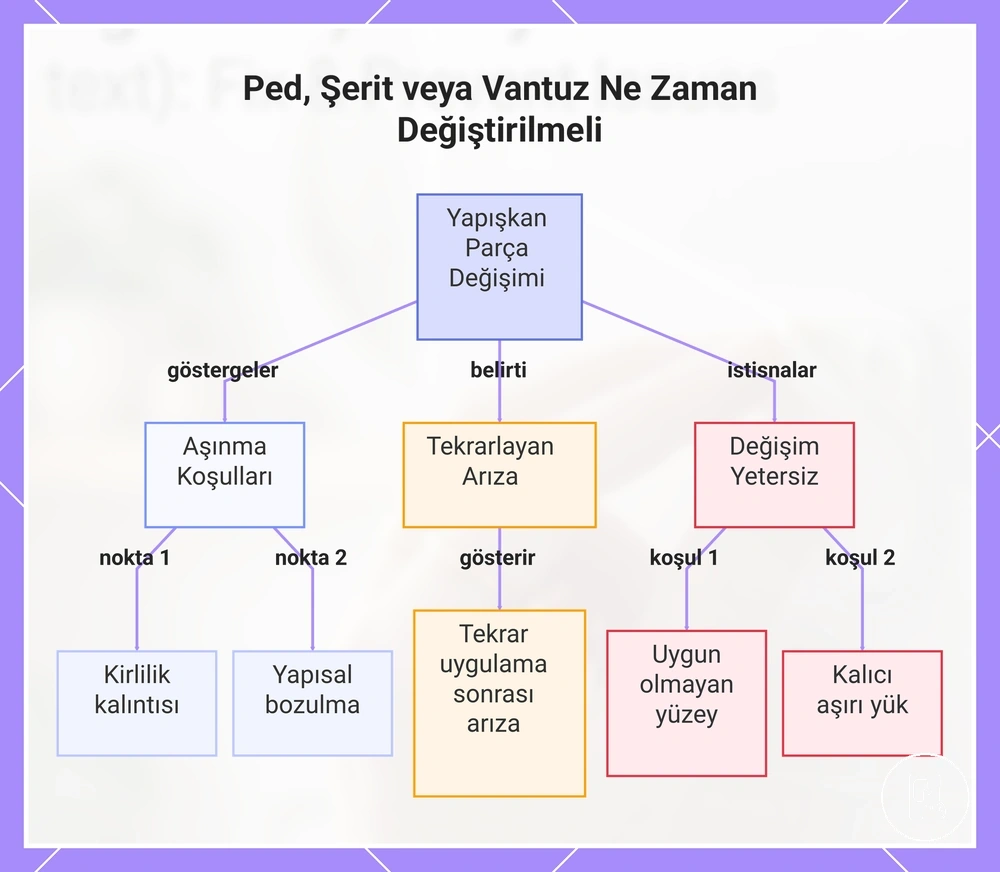 Ped, Şerit veya Vantuz Ne Zaman Değiştirilmeli