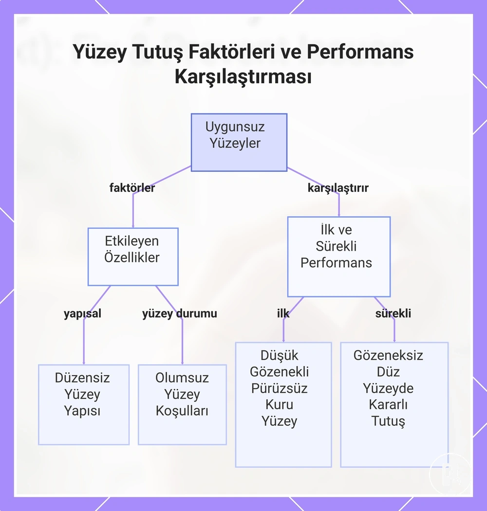 Yüzey Tutuş Faktörleri ve Performans Karşılaştırması